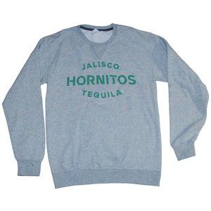 Hornitos Jalisco Tequila Promo Gray Crew Neck Pullover Sweatshirt Small